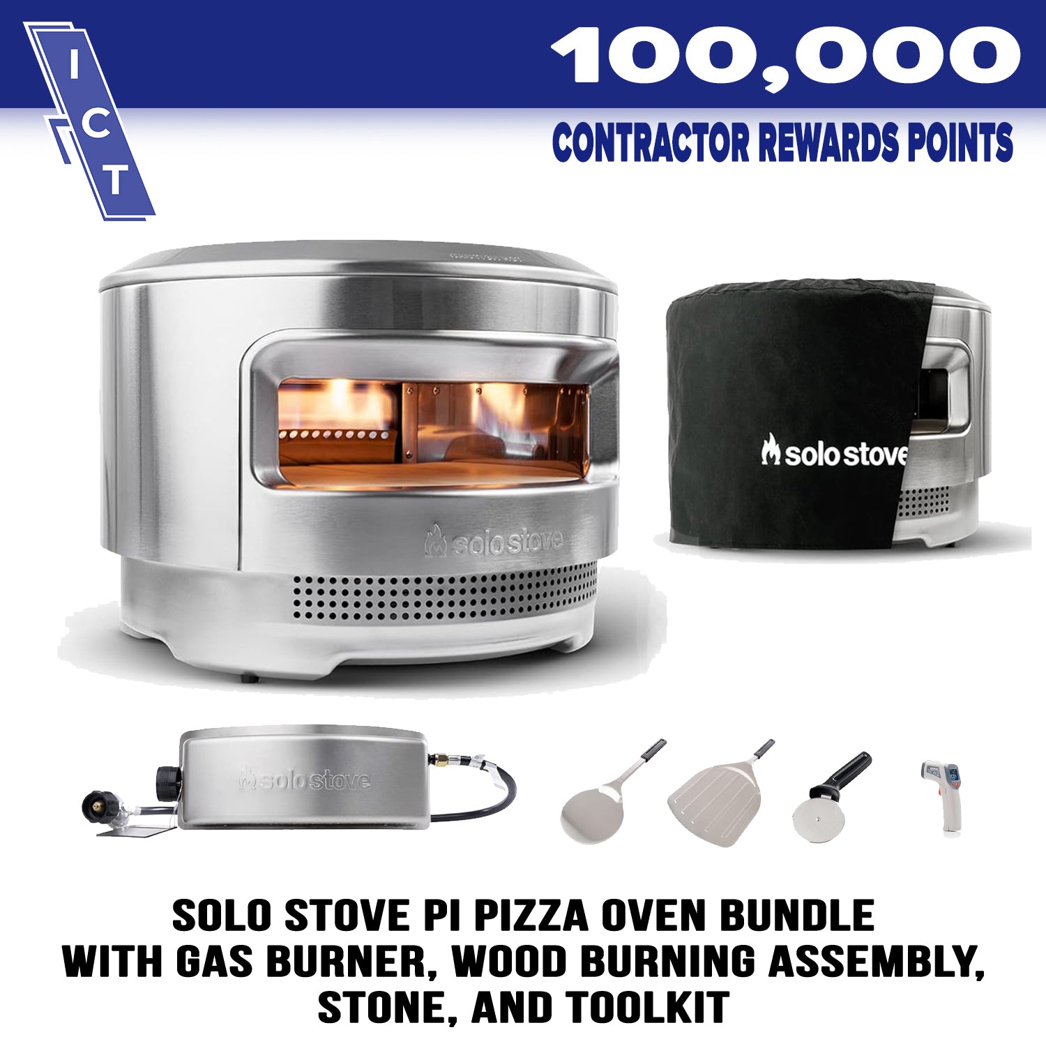 Solo Stove Pi Pizza Oven Bundle prize for 100,000 points