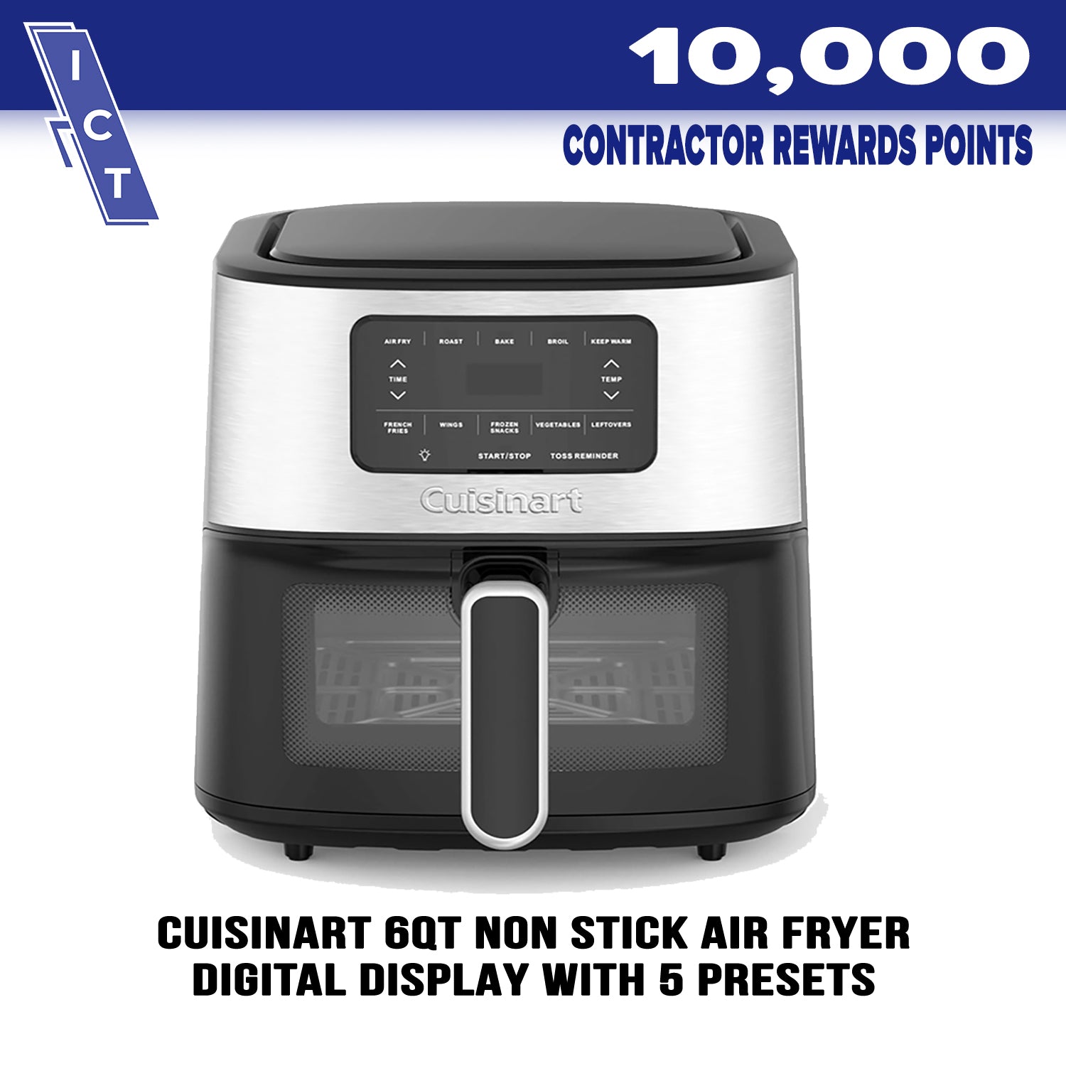 Cuisinart 6 quart airfrier prize for 10000 points