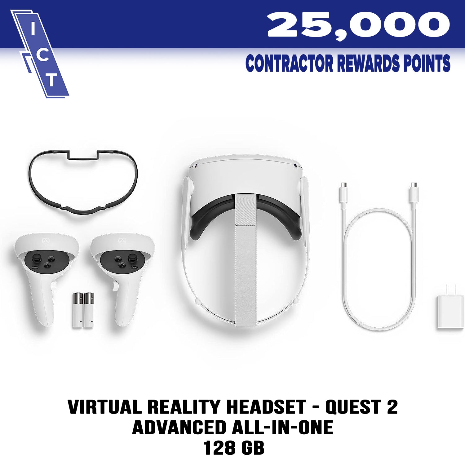 Quest 2 VR headset prize for 25000 points