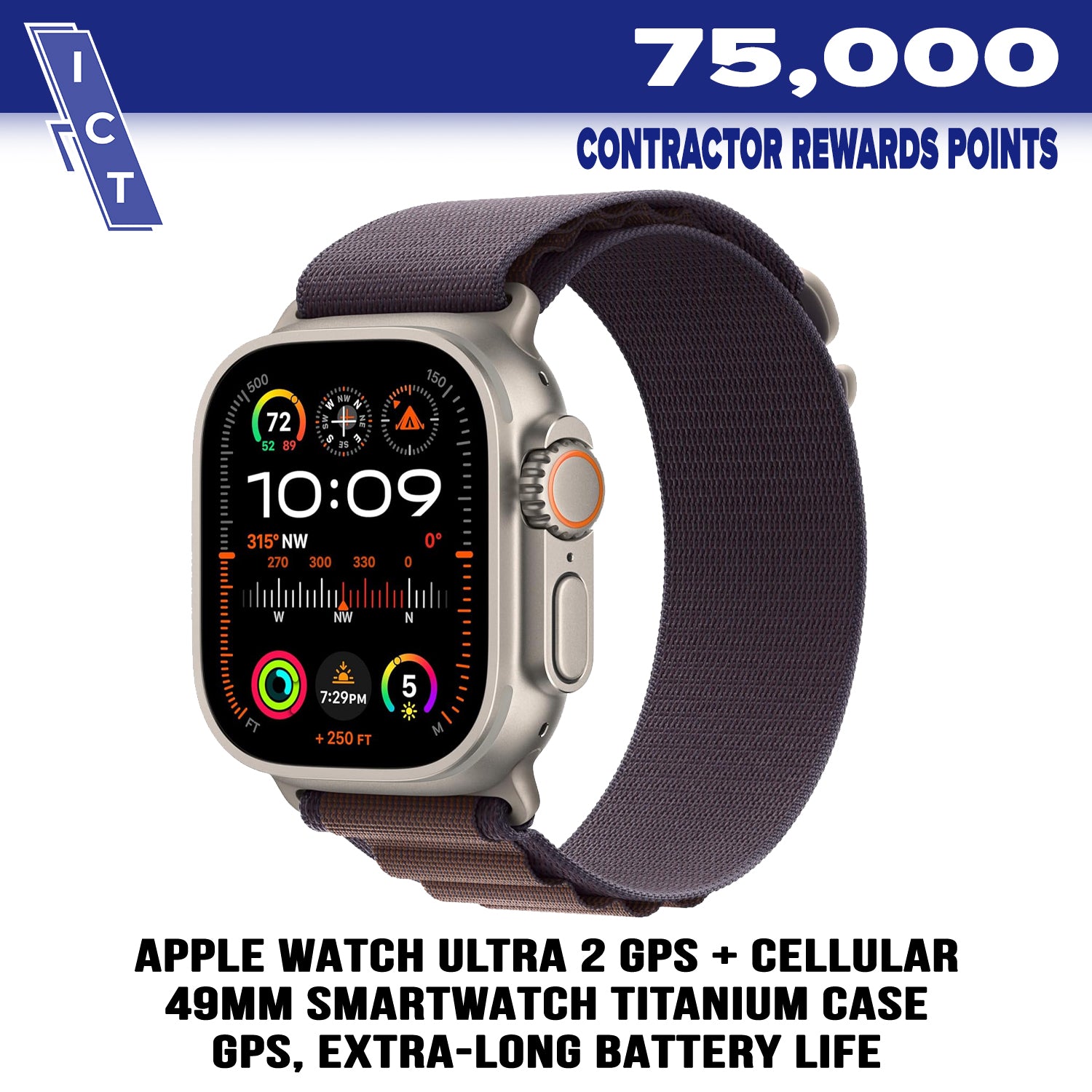 Apple Watch prize for 75000 points