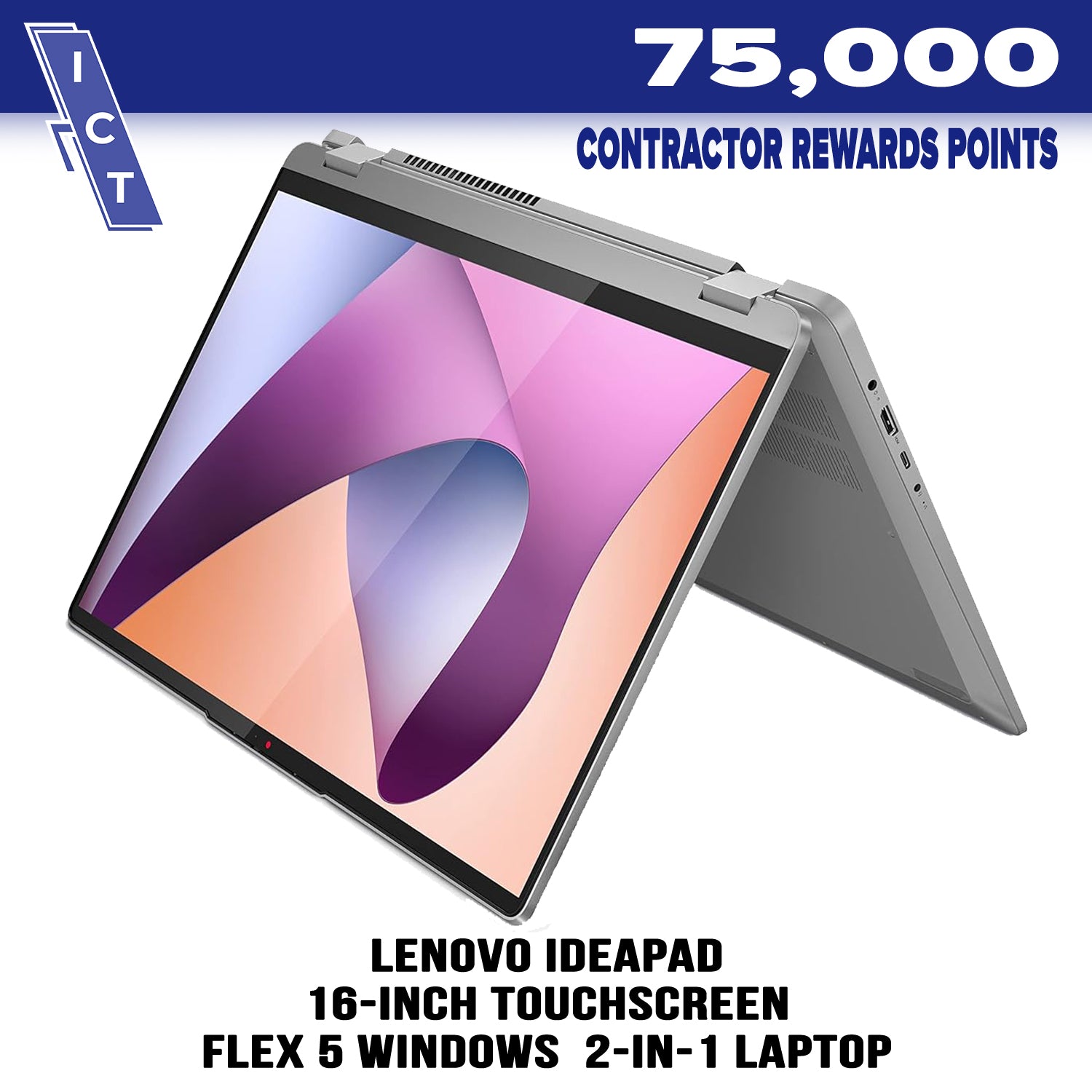 Lenovo Flip prize for 75000 points