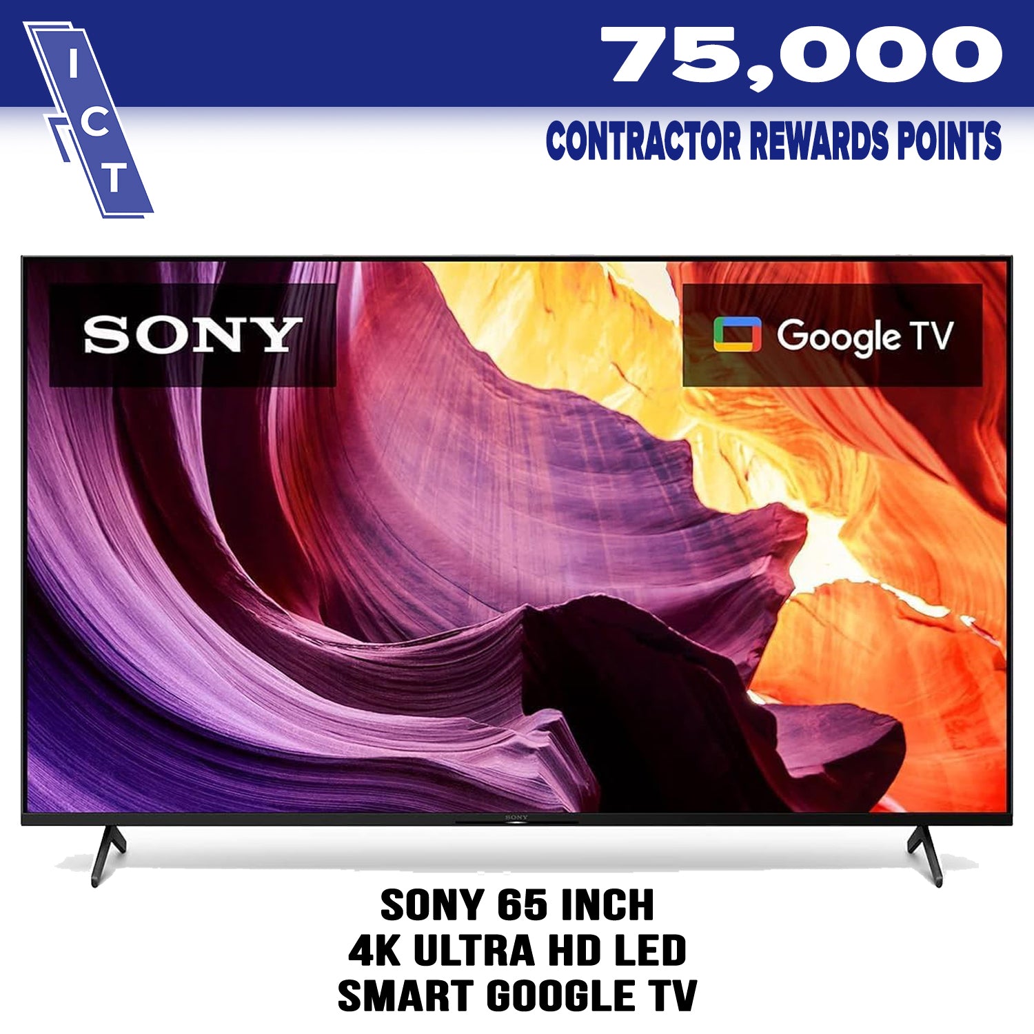 Sony TV prize for 75000 points