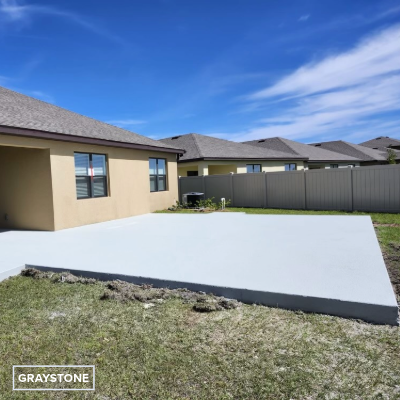 Pool Deck painted with Color Seal in the color Graystone