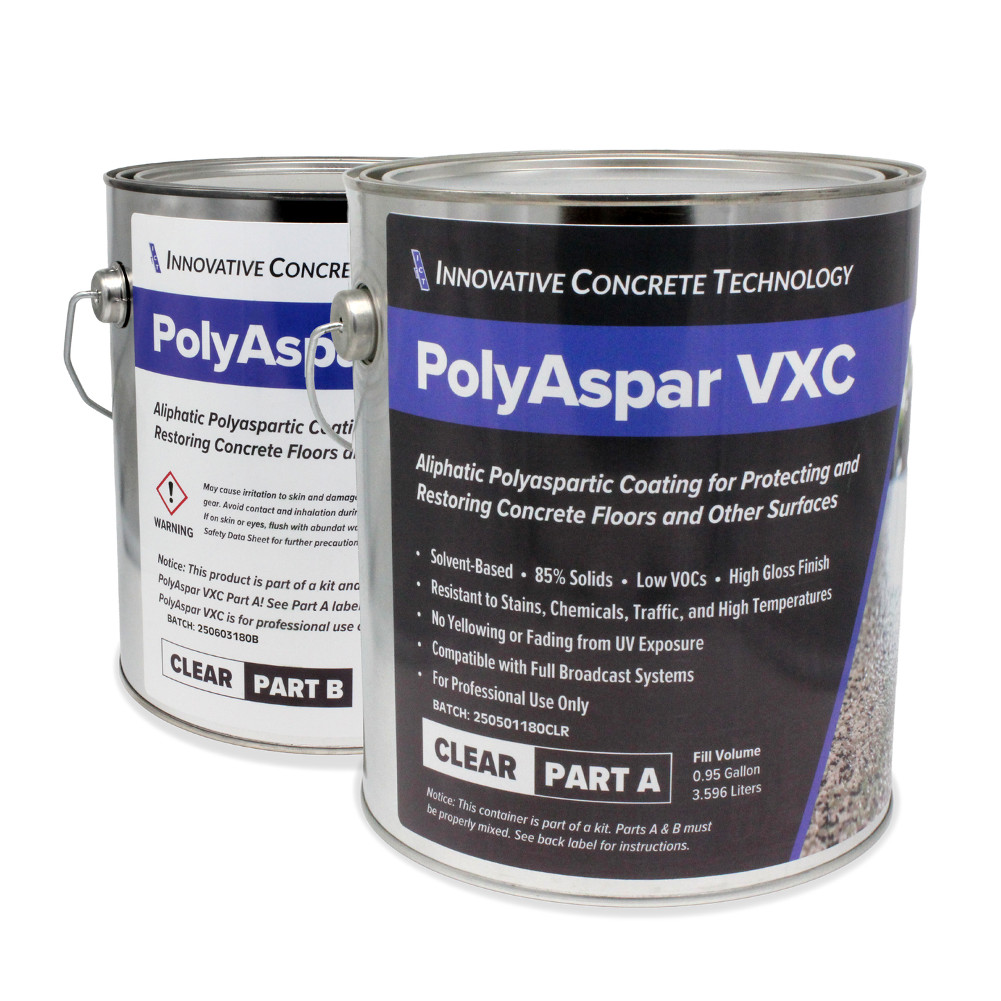 PolyAspar VXC Clear - Polyaspartic Top Coat Sealer