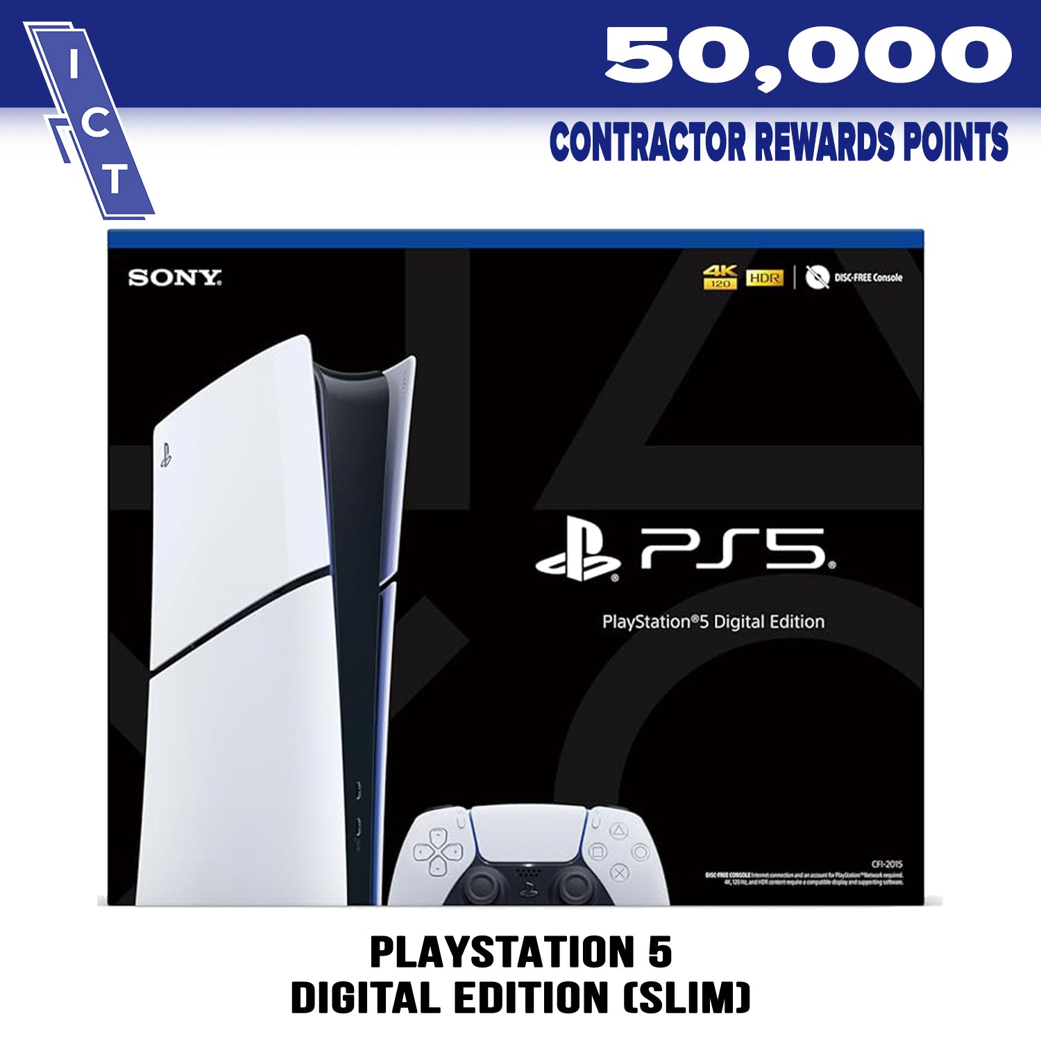 Playstation 5 prize for 50000 points