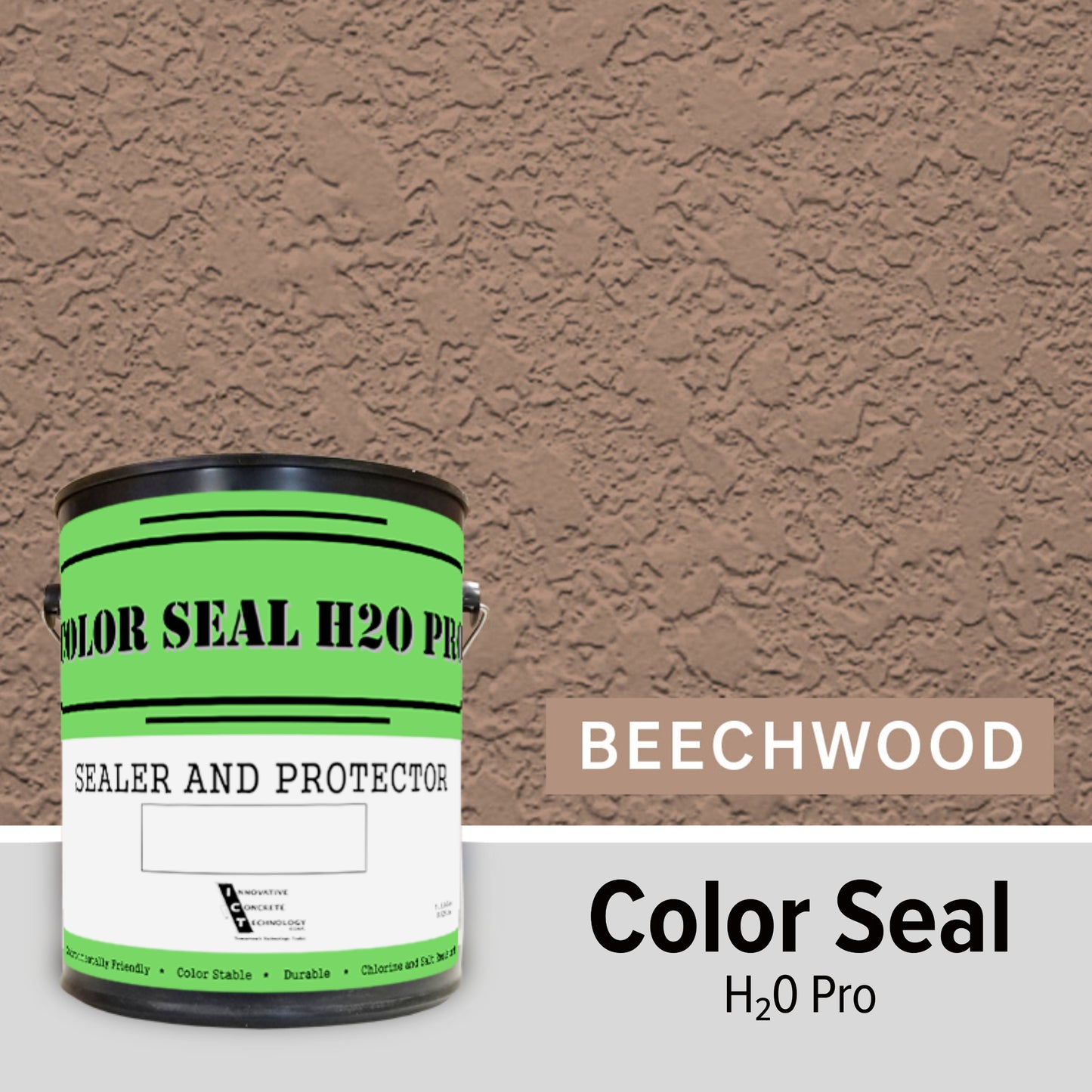 Color Seal H₂O - Color Acrylic Sealer for Concrete