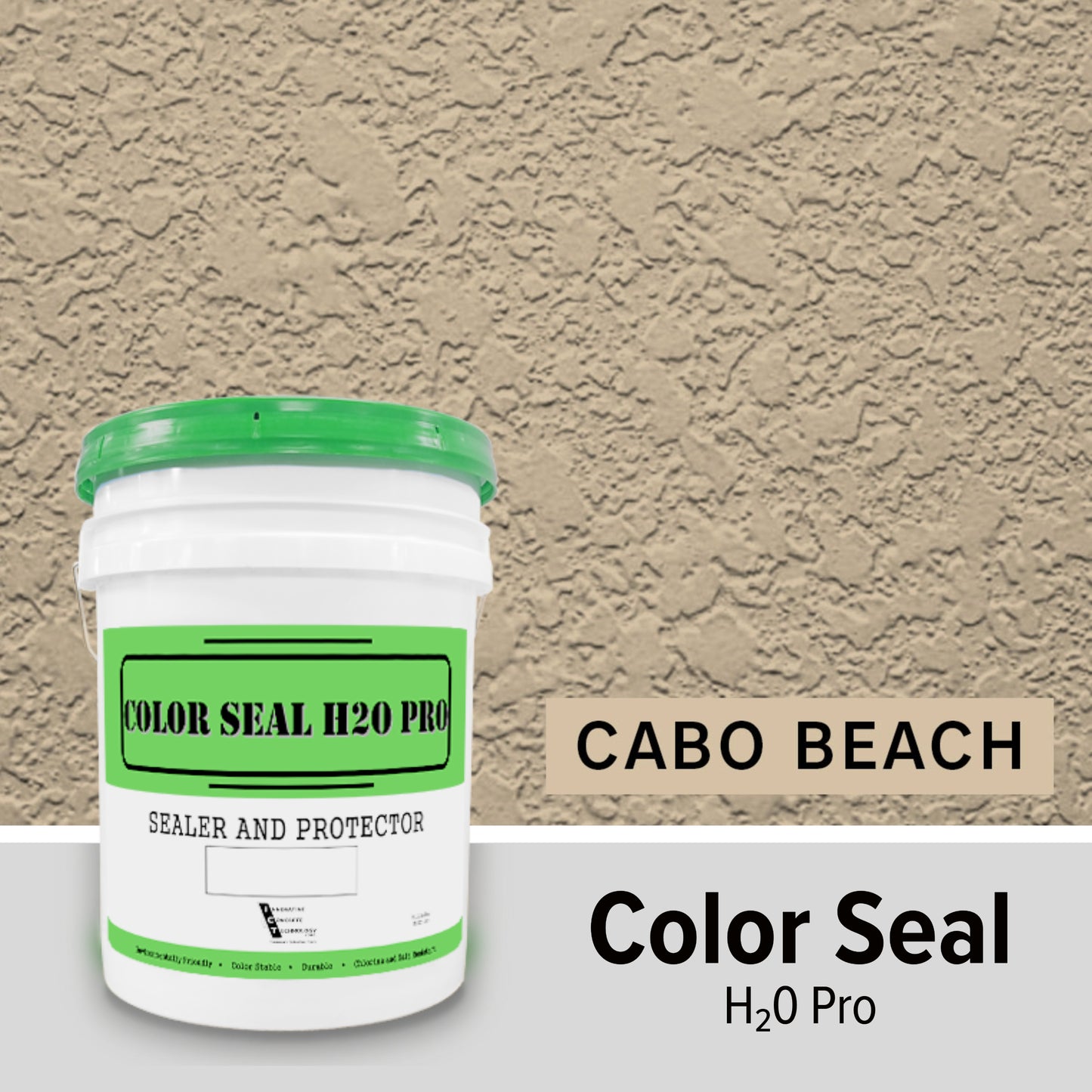 Color Seal H₂O - Color Acrylic Sealer for Concrete