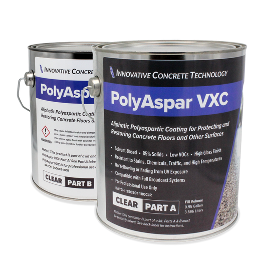 PolyAspar VXC Clear - Polyaspartic Top Coat Sealer