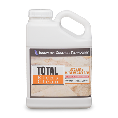 Total Etch & Clean - Etching & Cleaning Concrete Surfaces