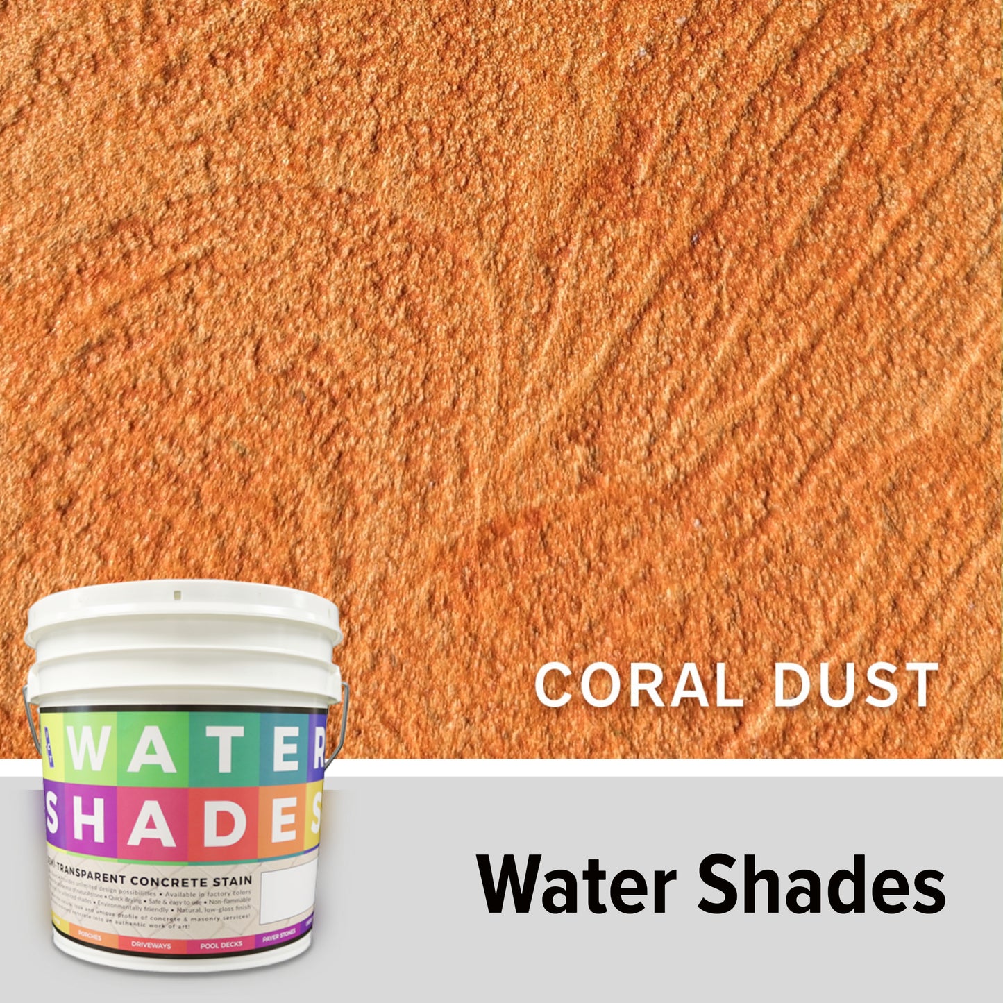 Water Shades - Semi-Transparent Concrete Stain