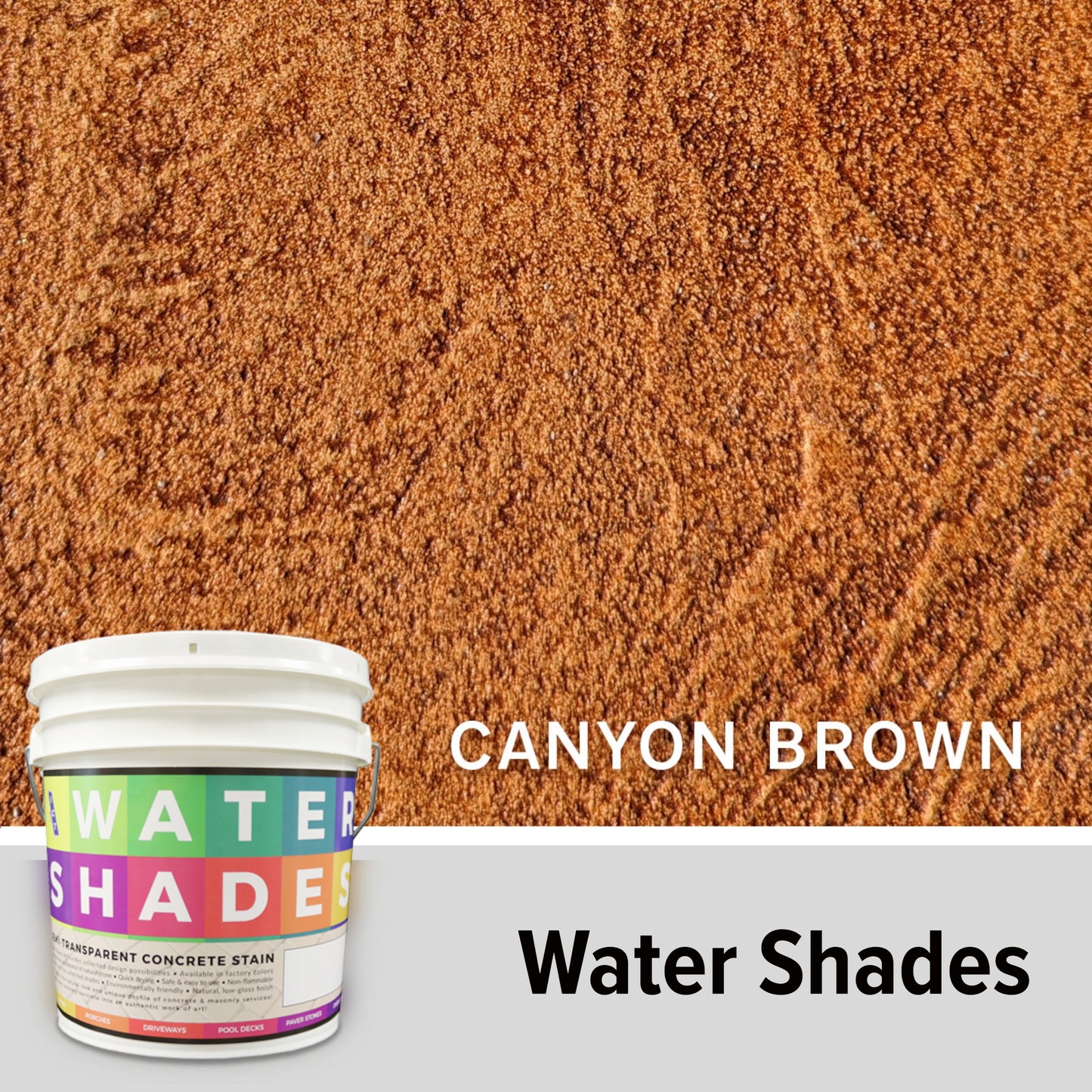 Water Shades - Semi-Transparent Concrete Stain