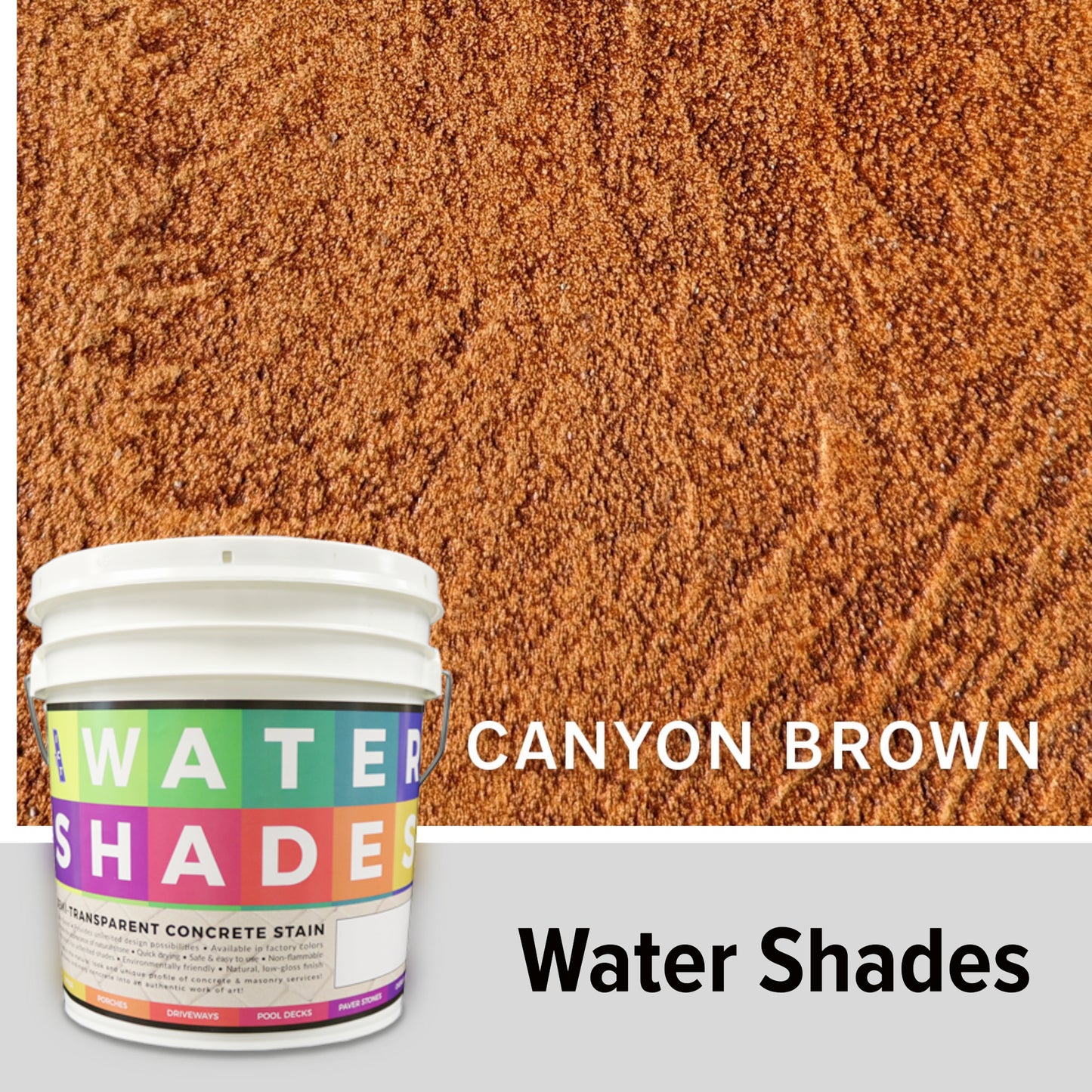 Water Shades - Semi-Transparent Concrete Stain