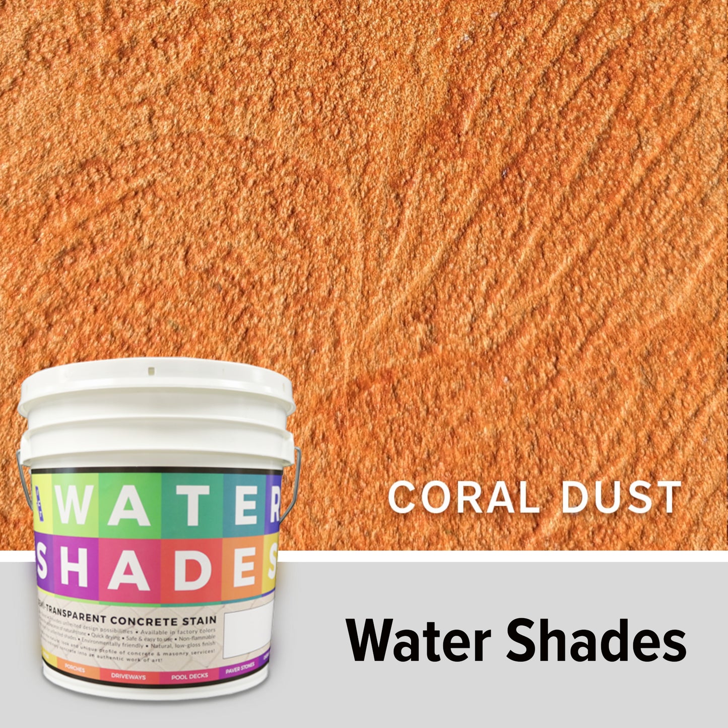 Water Shades - Semi-Transparent Concrete Stain