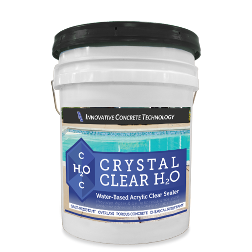 5 gallon container of Crystal Clear H2O