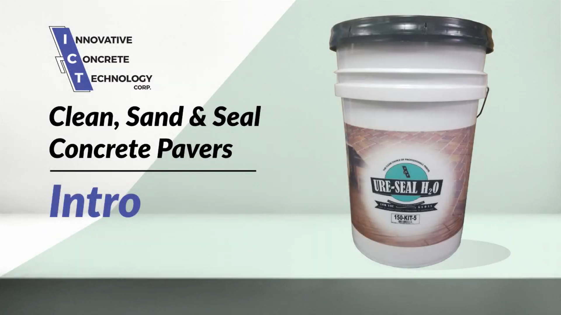 Load video: Video one of a series on how to clean, sand, and seal concrete pavers