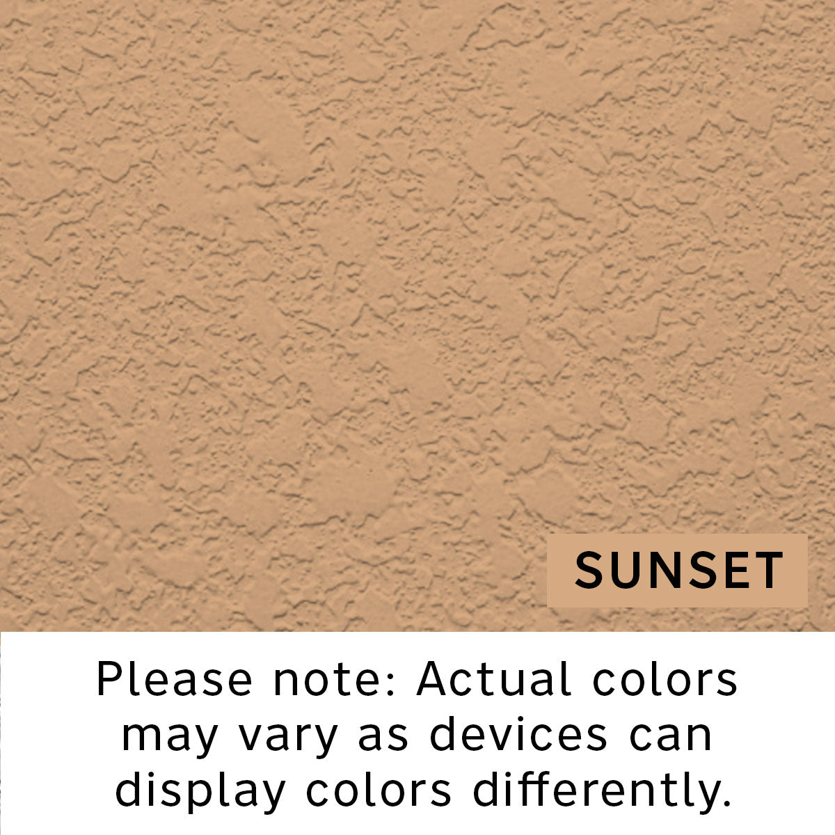 Sunset color swatch