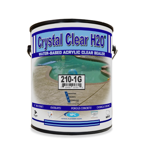 1 gallon container of Crystal Clear H2O 210