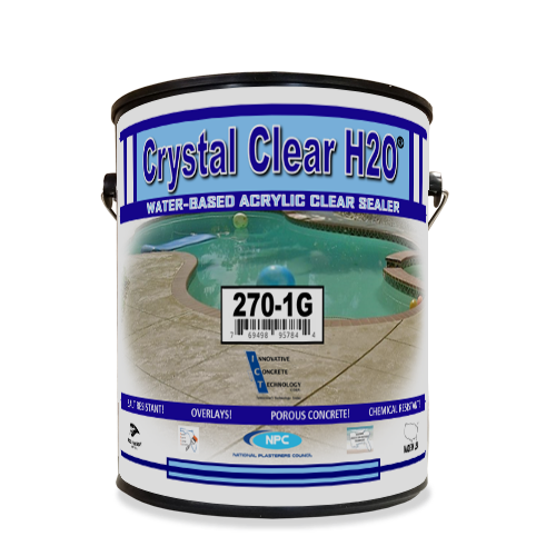 Clear acrylic sealer for concrete