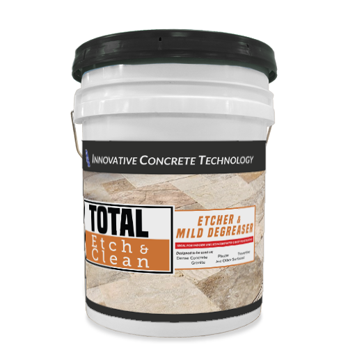 Total Etch & Clean Etcher & Mild Degreaser Innovative Concrete